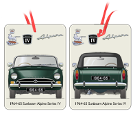 Sunbeam Alpine Series IV 1964-65 Air Freshener